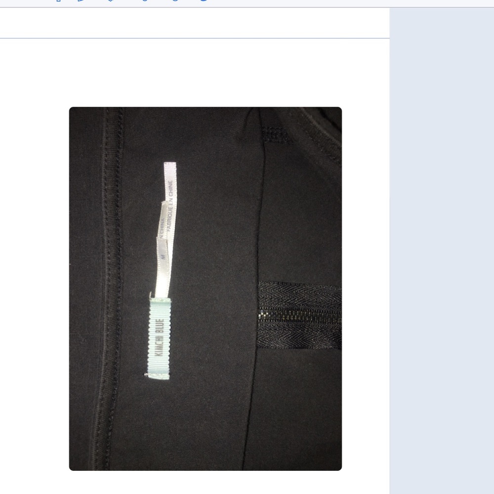 Tube top with zip up